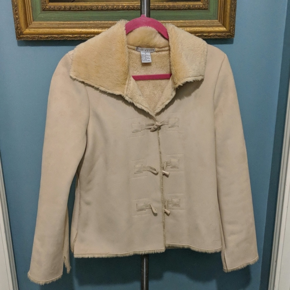 Faux leather jacket